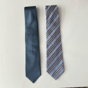 Set of 2 Blue Neckties from Banana Republic